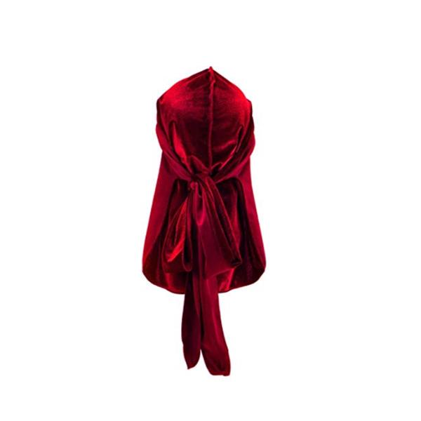 BTB Luxurious velvet Durag red two