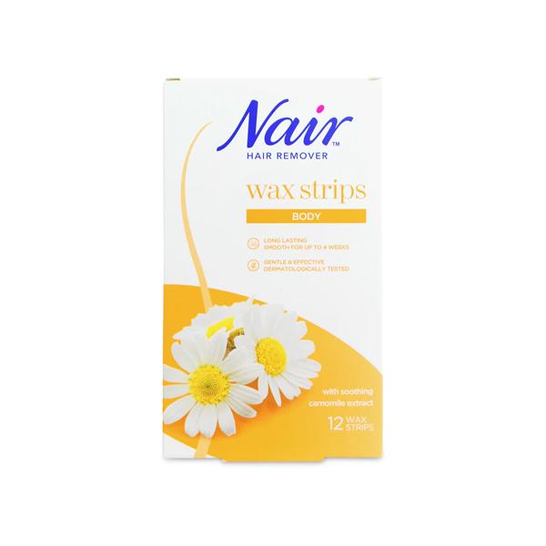 Nair Hair Remover Body Wax Strips - Box of 12 Strips.