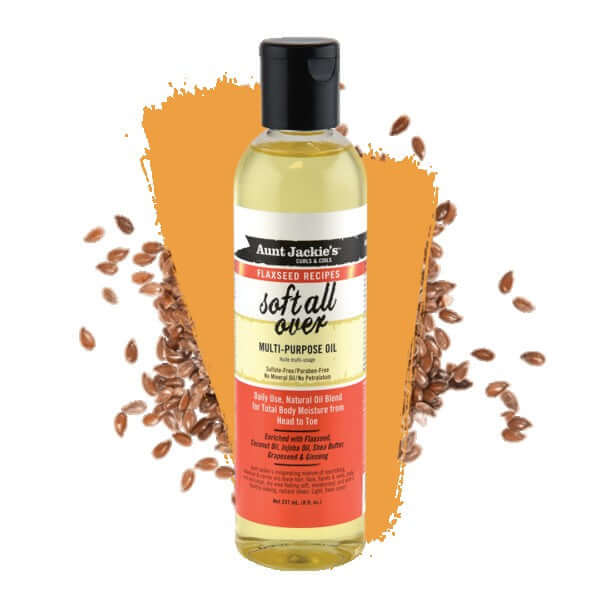 Aunt Jackie's Flaxseed Soft All Over Multi Use Oil 8oz.