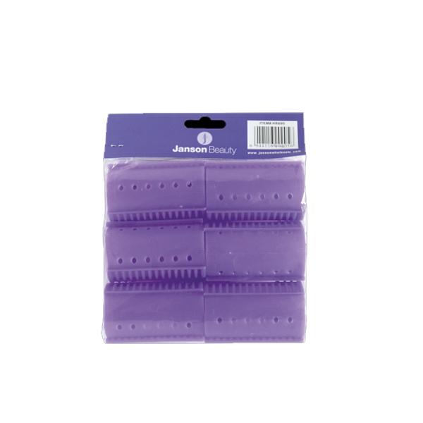 Janson Snap On Magnetic Rollers 36mm Purple