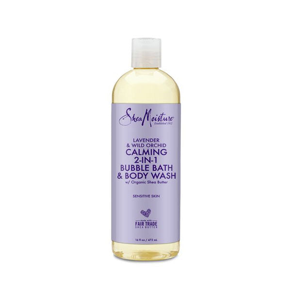 Shea Moisture Lavender & Wild Orchid Bubble Bath & Body Wash 473ml